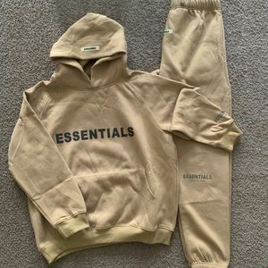 Fear of God Essentials Pullover Hoodie Appliqué Logo